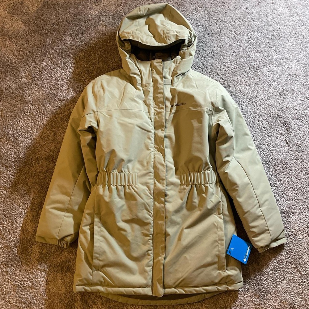 Columbia Women’s Green Hooded Puffer Jacket